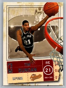 2004-05 Fleer Authentix #21 Tim Duncan - Picture 1 of 2