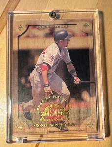 1998 Leaf Fractal Materials #63 Nomar Garciaparra Wood Parallel /250 MINT Red So - Picture 1 of 2