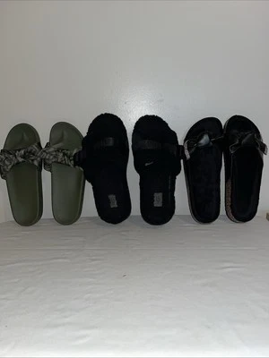 Sandalias deslizables de tres pares de segunda mano Victoria’s Secret, Uggs, sin marca todas las tallas 11 Foto 1 de 4