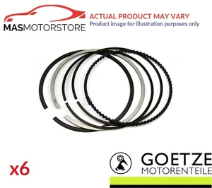 JUEGO DE ANILLOS DE PISTÓN MOTOR GOETZE MOTOR 08-425300-00 6 PIEZAS P STD NUEVO OE REPUESTO - Imagen 1 de 5