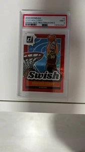 Stephen Curry Swish /55 Panini Donruss International Red Fireworks PSA 9 - Bild 1 von 2