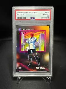 1992 MARVEL UNIVERSE - Red Skull - PSA 10 - Population 21 - Card #106 - Picture 1 of 4