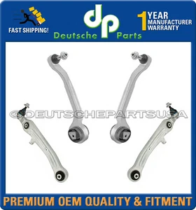 AUDI A8 QUATTRO FRONT REAR LOWER CONTROL ARM ARMS BALL JOINTS SUSPENSION KIT - Picture 1 of 1