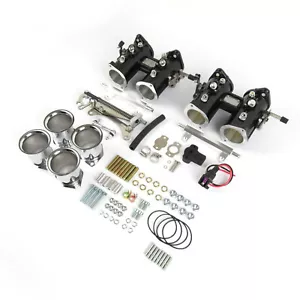 FAJS 45 DCOE twin throttle body kit with throttle position sensor & trumpets - Picture 1 of 3