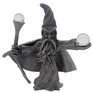 Spoontiques Pewter Wizard 1985 CMR591 Sorcerer bola de cristal receptor 2,625" de alto - Imagen 1 de 10