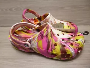 Crocs Clásico Estilo Mármol Sin Zueco Zapatos Sandalias Para Hombre Talla 11 - Imagen 1 de 7