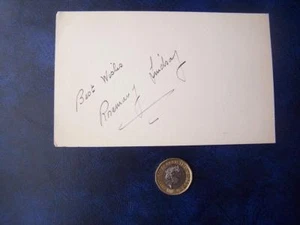 Ballet Rosemary Lindsay - Autógrafo (Hb1) - Imagen 1 de 1