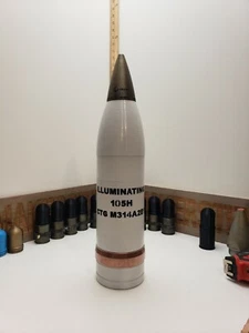 3D Printed 105mm M314, M314A2E1 Artillery Shell Replica - Prop - Picture 1 of 3