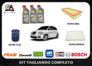 Kit tagliando Lancia Ypsilon 1.2 benzina 44 e 51 kw + 3lt olio castrol gtx 10W40 - Foto 1 di 6