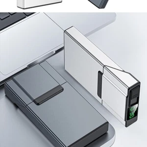 Timed Cigarette Dispenser For Slim Cigarettes Lock Box with a Timer USB Lighter - Picture 1 of 9