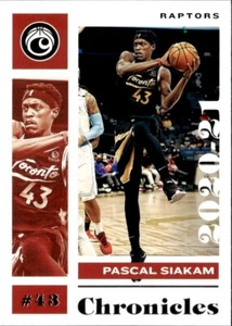 2020-21 Panini Chronicles #17 - Pascal Siakam - Picture 1 of 2