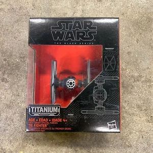 Star Wars The Black Series Titanium Vehicles TIE FIGHTER 04 new in box nvr, open - Picture 1 of 3