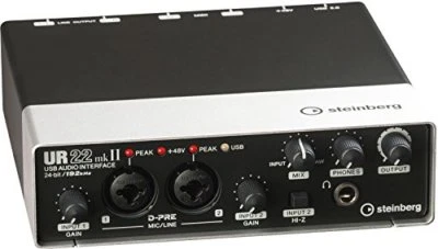 New Steinberg UR22MKII 2-Channel USB 2.0 2x2 Interface 24bit/192kHz Japan - Image 1 of 3