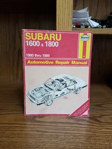 Haynes Repair Manual 681 SUBARU 1600 & 1800 1980 thru 1989 - Picture 1 of 5