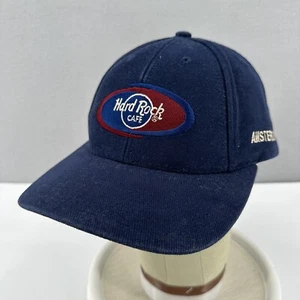Gorra Hard Rock Café Amsterdam con hebilla y tirantes Love All Serve All Azul Marino Algodón - Imagen 1 de 13