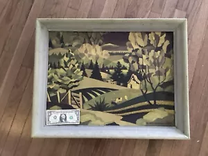 Original Signed Impasto Oil Painting Framed Of A Bucolic Scene - Picture 1 of 7