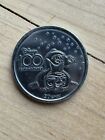 Disney 100 Anniversary Stitch Silver Coin Medallion Walt Disney World