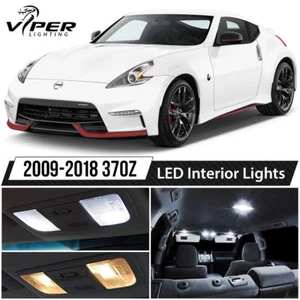 Kit de paquete de luces interiores LED blancas para Nissan 370Z 2009-2018 - Imagen 1 de 8