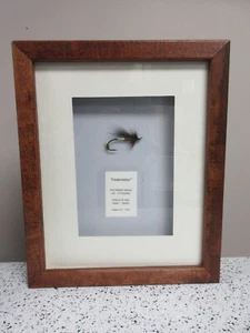 Vintage Framed Hand Tied Undertaker Atlantic Salmon Fishing Fly Watchpocket CA - Picture 1 of 4