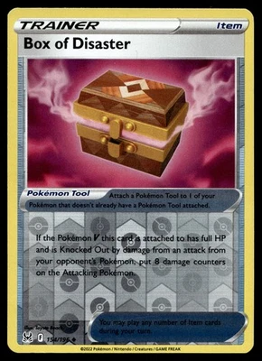 Box of Disaster 154/196 | Uncommon Revers Holo | SWSH: Lost Origin - Image 1 of 2