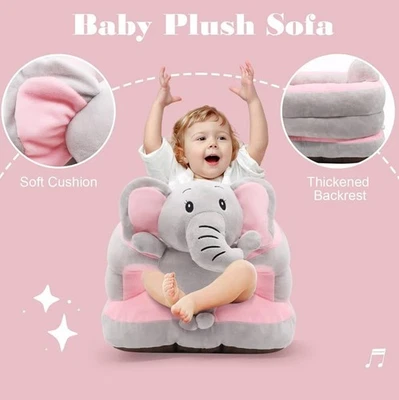 vocheer Seggiolino da Pavimento Sit Me Up per Seggiolone Supporto Elefante Stile Gumbo - Immagine 1 di 4