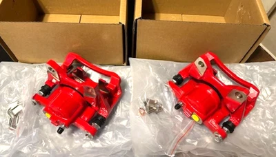 Pinza de freno trasera Power Stop Performance S5046 roja con recubrimiento en polvo Jeep Wranger Foto 1 de 4