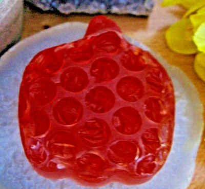 New Handmade Natural Honey Apple Buttercream Glycerin Pumpkin Shape Bar Soap - Image 1 of 4