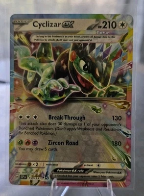Cyclizar ex 159/191 Sv08: Surging Sparks Holo Pokémon  - Image 1 of 2