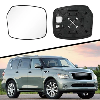 Mirror Glass for INFINITI 2011-2013 QX56 | 2014-2022 QX80 Passenger Right Side Foto 1 de 4