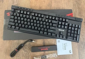 Redragon K580 VATA RGB LED Backlit Mechanical Gaming Keyboard, Macro Keys - Picture 1 of 4