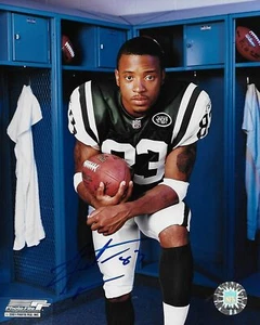 Santana Moss New York Jets foto firmata autografata 8x10 COA... - Foto 1 di 1