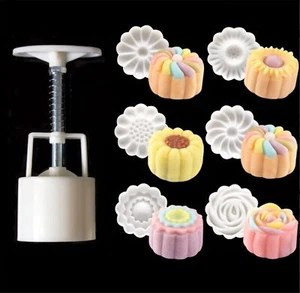 Mid-Autumn Festival DIY Hand-Pressure Moon Cake Mould,50G Moon Cake Mold Set(1 M - Picture 1 of 3