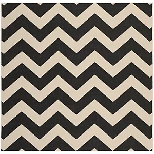 Transitional Rug - Courtyard 6000 Polypropylene -Black/Beige - Picture 1 of 1