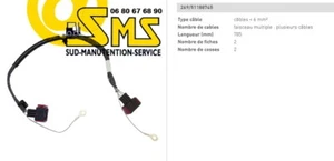 CABLE FAISCEAU DE COMMANDE 51188745 JUNGHEINRICH ERE 225 CATERPILLAR MITSUBISHI - Picture 1 of 1