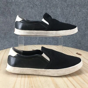 Dr. Scholls Shoes Womens 8.5 M Madison Slip On Sneakers Black Fabric Casual Flat - Picture 1 of 19