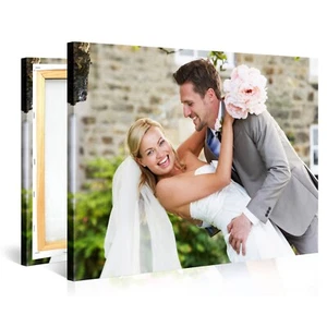 Custom Canvas Prints with Your Photo, Personalized Canvas Wall Art 8x10inch - Picture 1 of 8