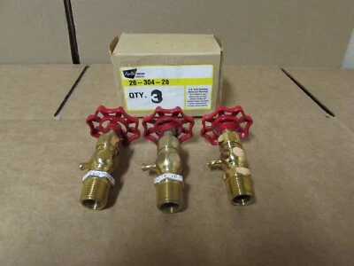 3QTY - APOLLO, 26-304-28, 3/4" BRASS VALVES, NIB! MAKE OFFER!! - Image 1 of 4