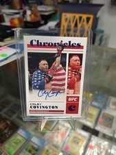Colby “Chaos” Covington - 2023 Chronicles UFC Autographs #CS-CCV Blue /49
