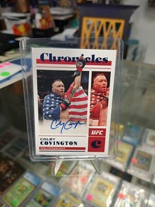 Colby “Chaos” Covington - 2023 Chronicles UFC Autographs #CS-CCV Blue /49
