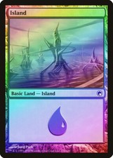 Island (236) FOIL Scars of Mirrodin PLD Basic Land MAGIC MTG CARD ABUGames