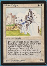 White Knight Beta MINT White Uncommon MAGIC GATHERING CARD (ID# 236027) ABUGames