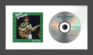 JACK GREENE SIGNED AUTOGRAPH LOST LOVE FRAMED CD DISPLAY - RARE!  READY TO HANG! - Picture 1 of 2
