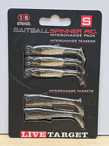 Live Target BaitBall Spinner Rig Interchange Pack S Small Umbrella Rig Grn Pm/Sv - Picture 1 of 5
