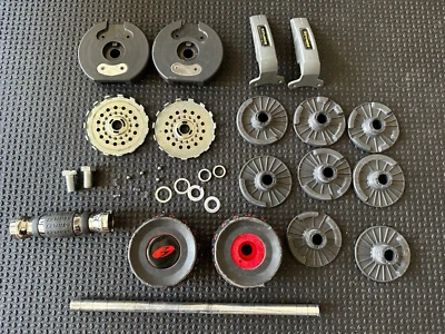 SERIES 1 ONLY - Bowflex Nautilus 552 Dumbbells Replacement Parts Handle Discs - Image 1 of 4