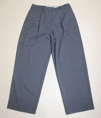 Farah UK 14 Women's Grey Trousers Wide Leg Smart Classic Fit Polyester Blend - Image 1 of 4