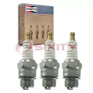 3 pc Champion Industrial Spark Plugs for 1954-1959 DKW 3-6 0.9L L3 Ignition yl - Picture 1 of 5