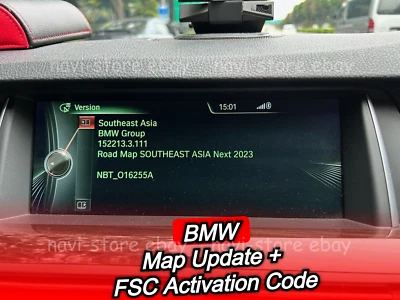 BMW Southeast ASIA NEXT NBT 2023-1 MAP Navigation Update + FSC Activation Code - Image 1 of 4