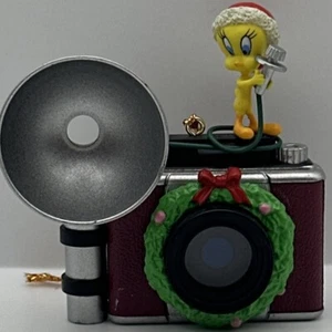 Matrix Looney Tunes Warner Bros 1997 Tweety Bird Camera Christmas Ornament - Picture 1 of 5