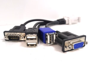 Original Fujitsu SNP : A3C40102268 01, 38010117 CÂBLE Y AVANT 4xUSB 1xVGA 1xCOM - Photo 1/11