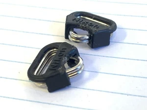 Nikon FE FM FG EM FA FE2 FM2 F3 D200 D300 D700 Neck Strap Triangle Rings Pair - Picture 1 of 2